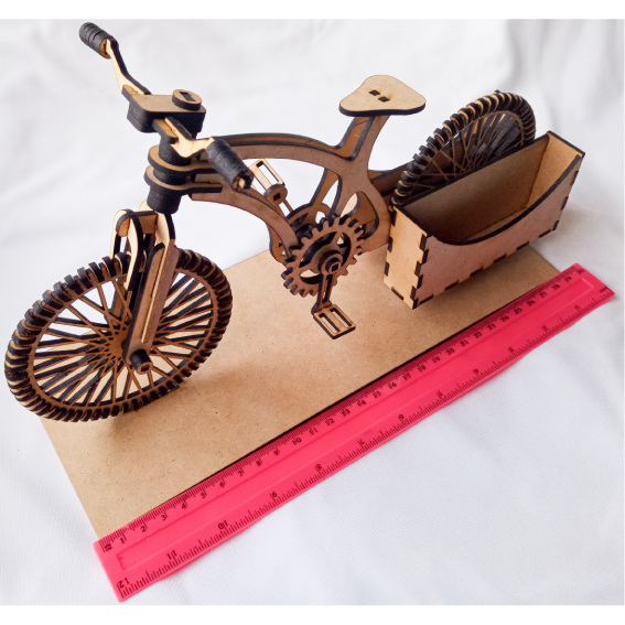 Bicicleta Armable con Porta Tarjetas