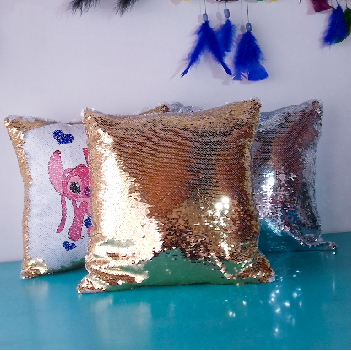 Cojín Lentejuelas Reversibles