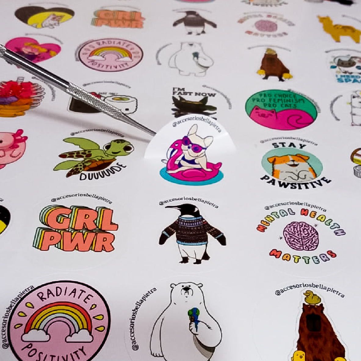 Stickers Adhesivo Precorte metro cuadrado