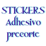 STICKERS adhesivo precorte