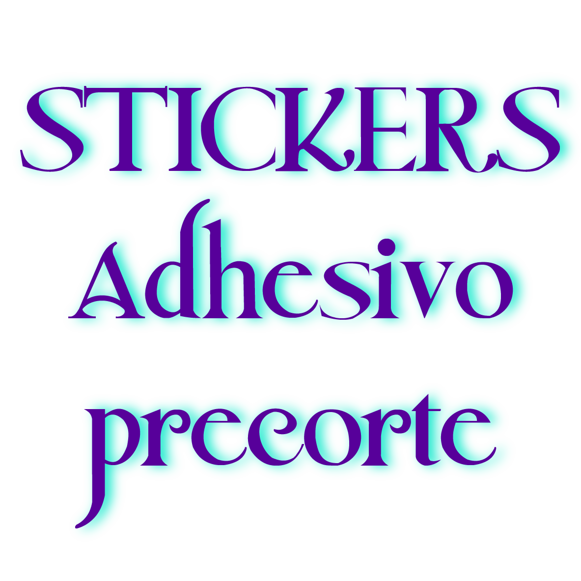 STICKERS adhesivo precorte