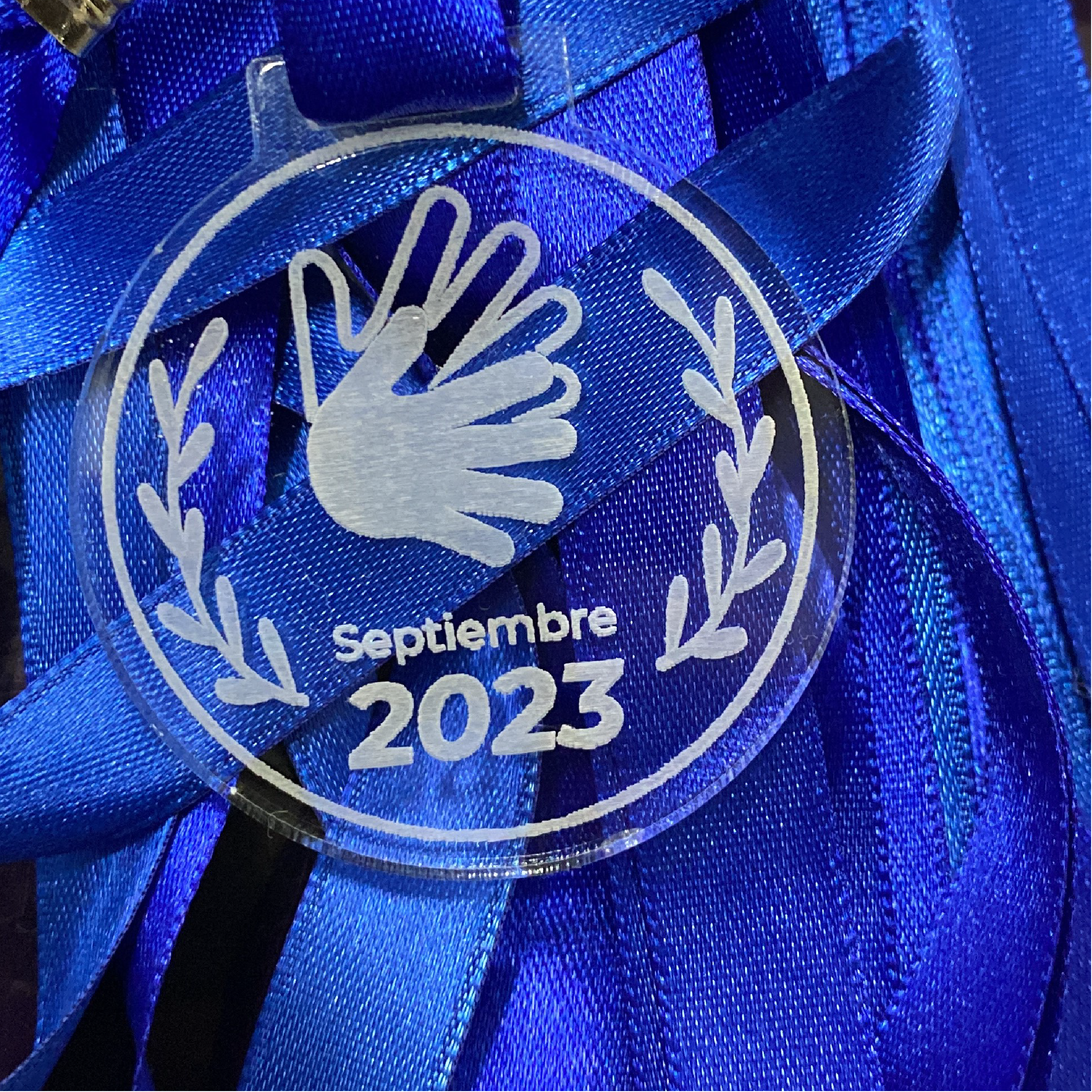 Medallas Acrílico Grabada