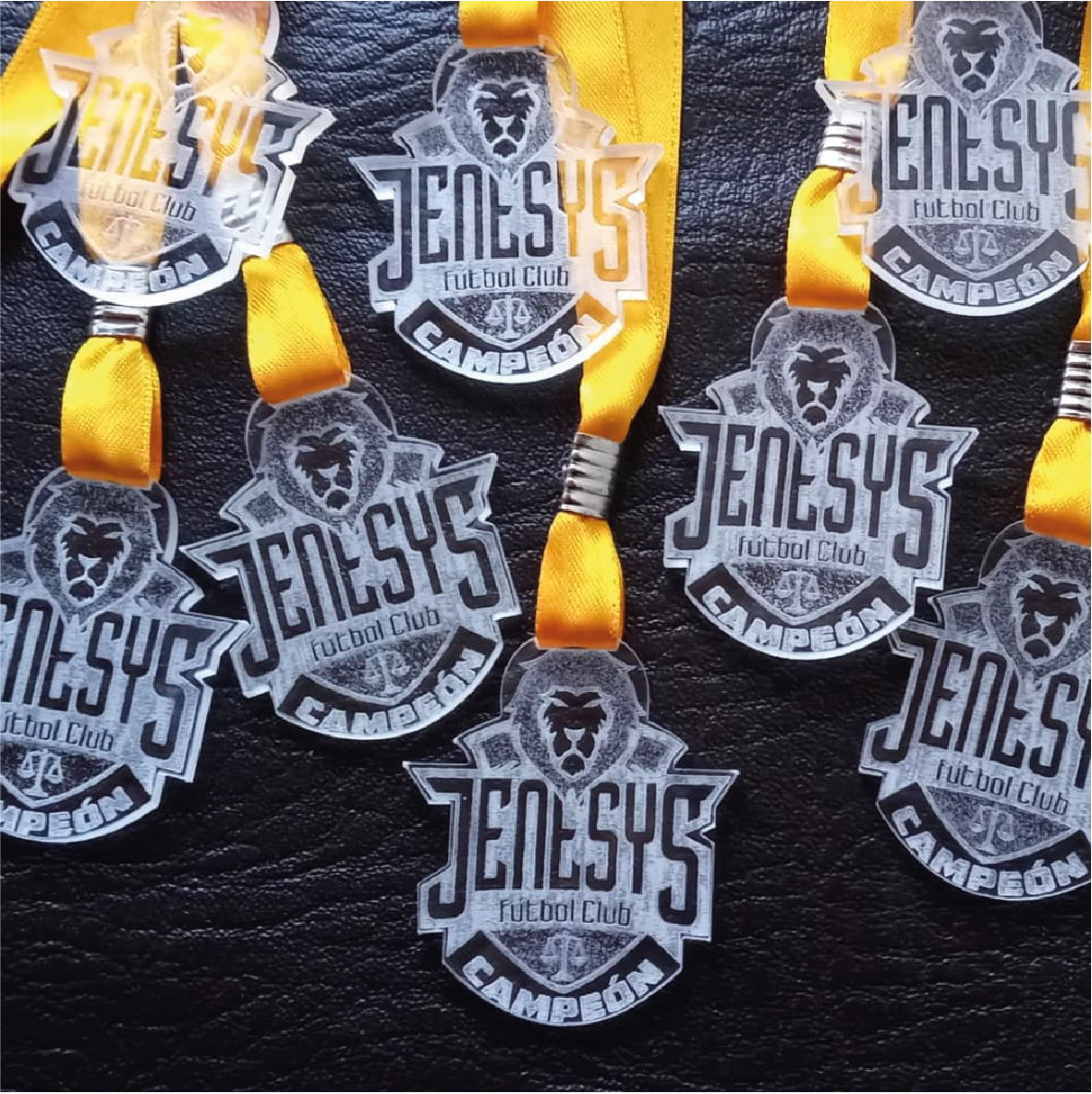 Medallas Acrílico Grabada