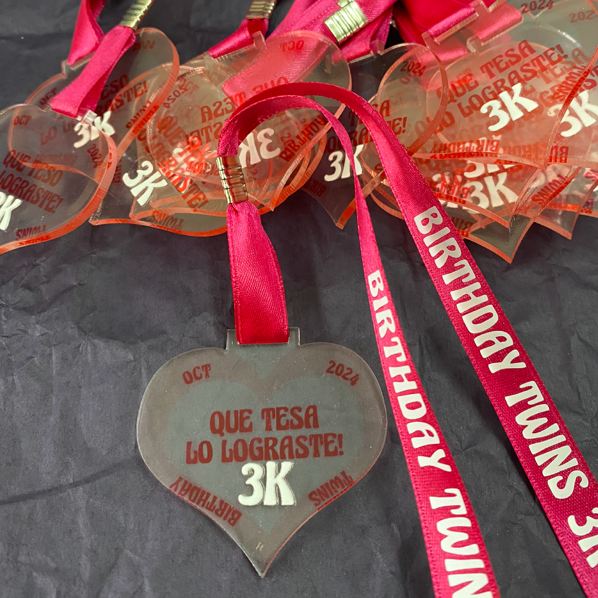 Medallas Acrílico Grabada