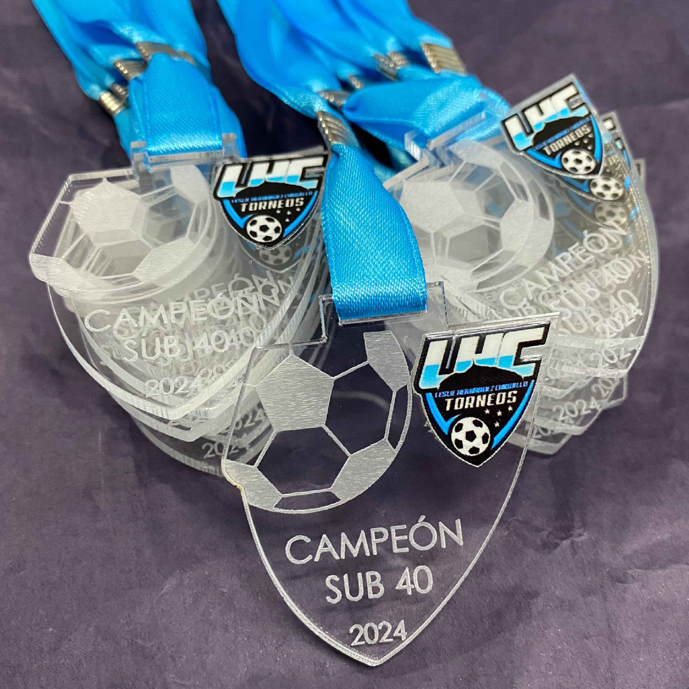Medallas Acrílico Grabada