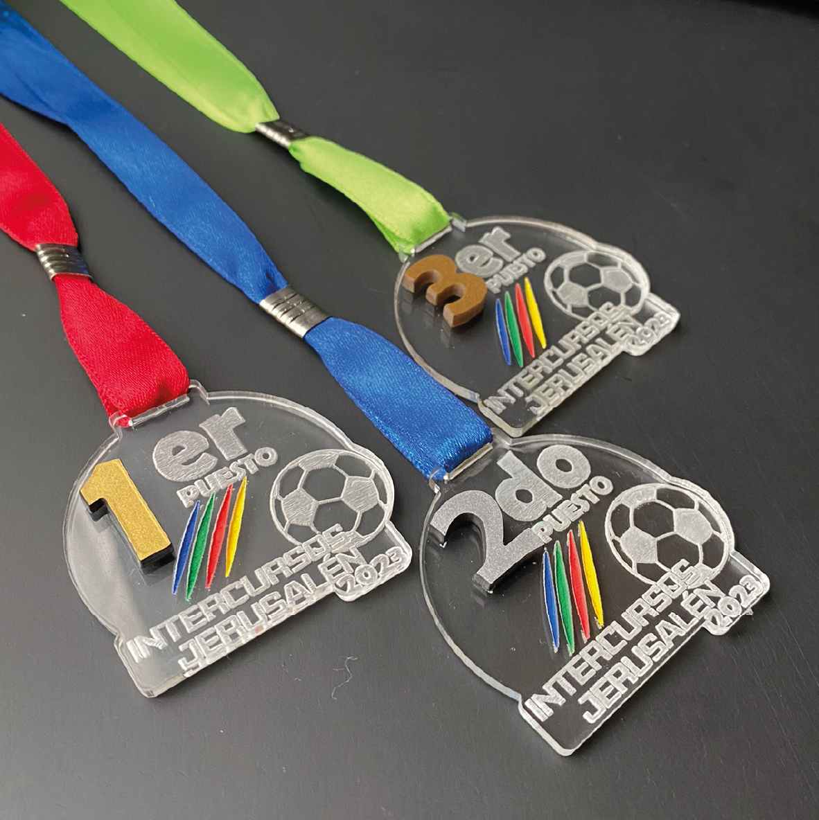 Medallas Acrílico Grabada