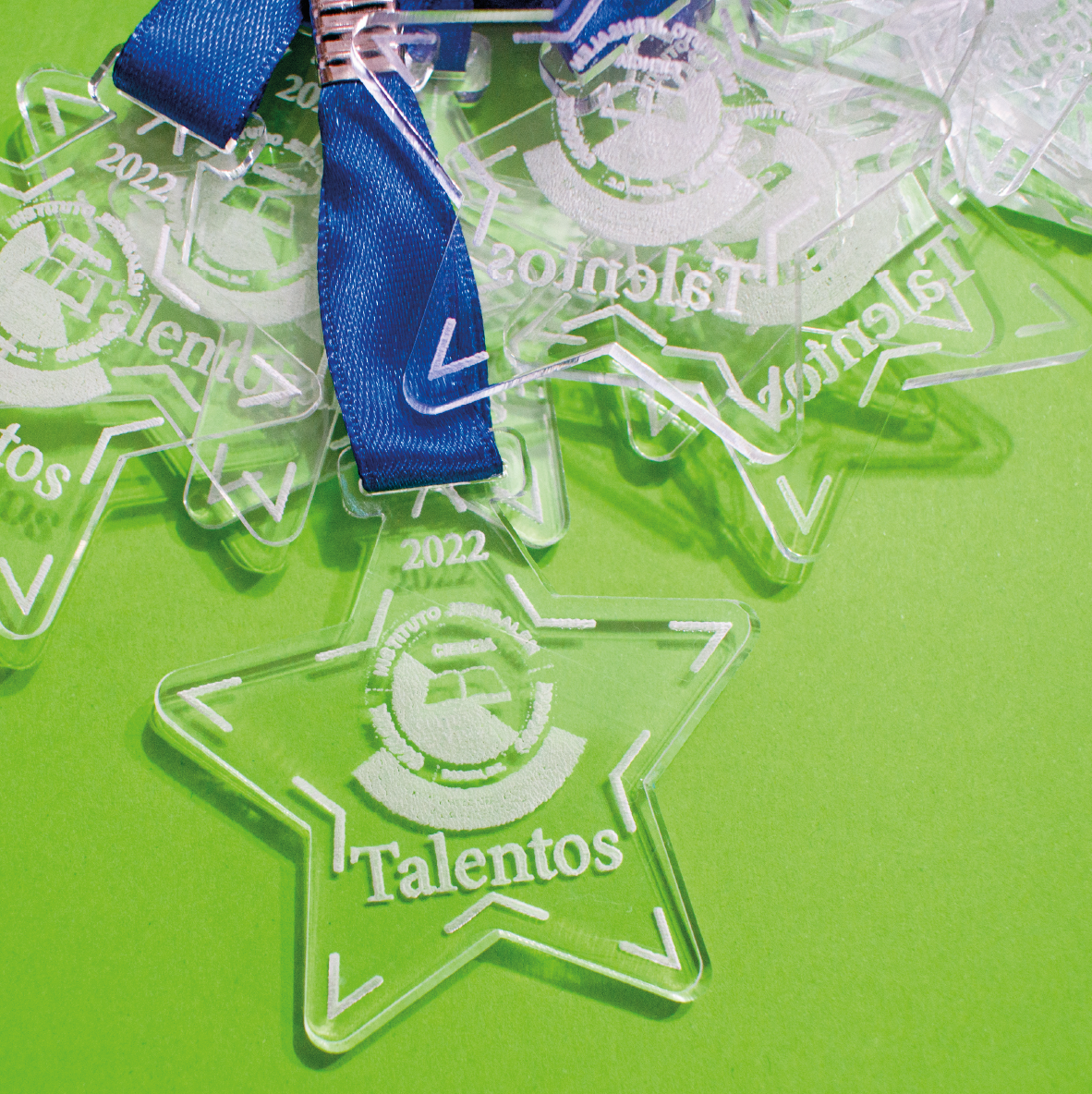 Medallas Acrílico Grabada