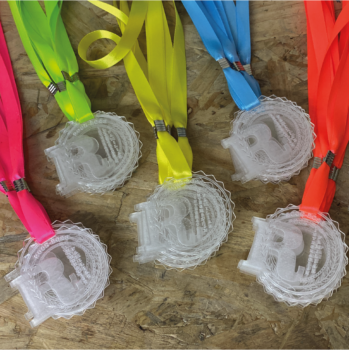 Medallas Acrílico Grabada