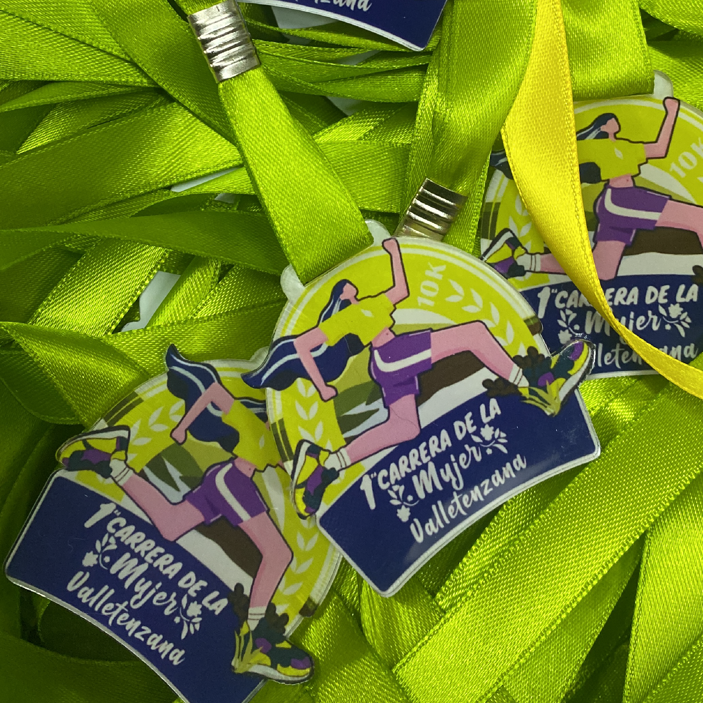 Medallas Color ó Translúcido 1 cara