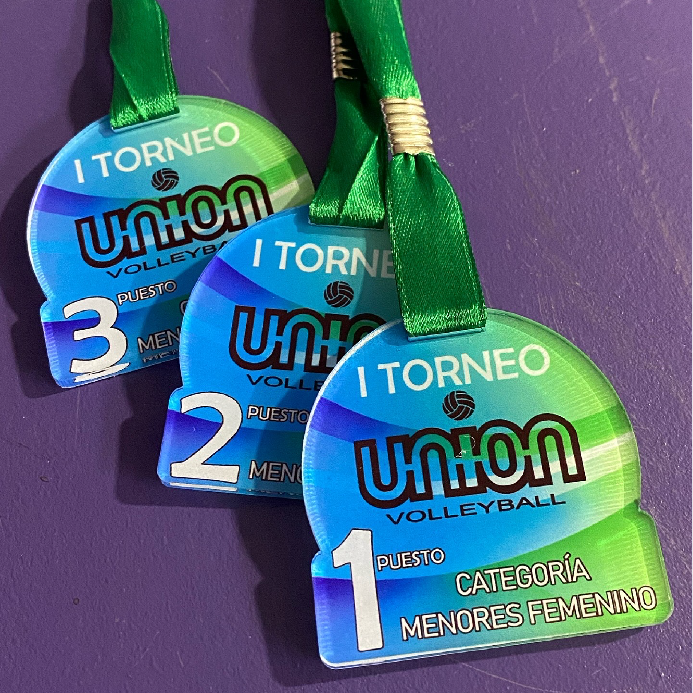 Medallas Color ó Translúcido 1 cara