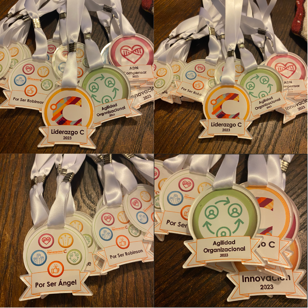 Medallas Color ó Translúcido 1 cara