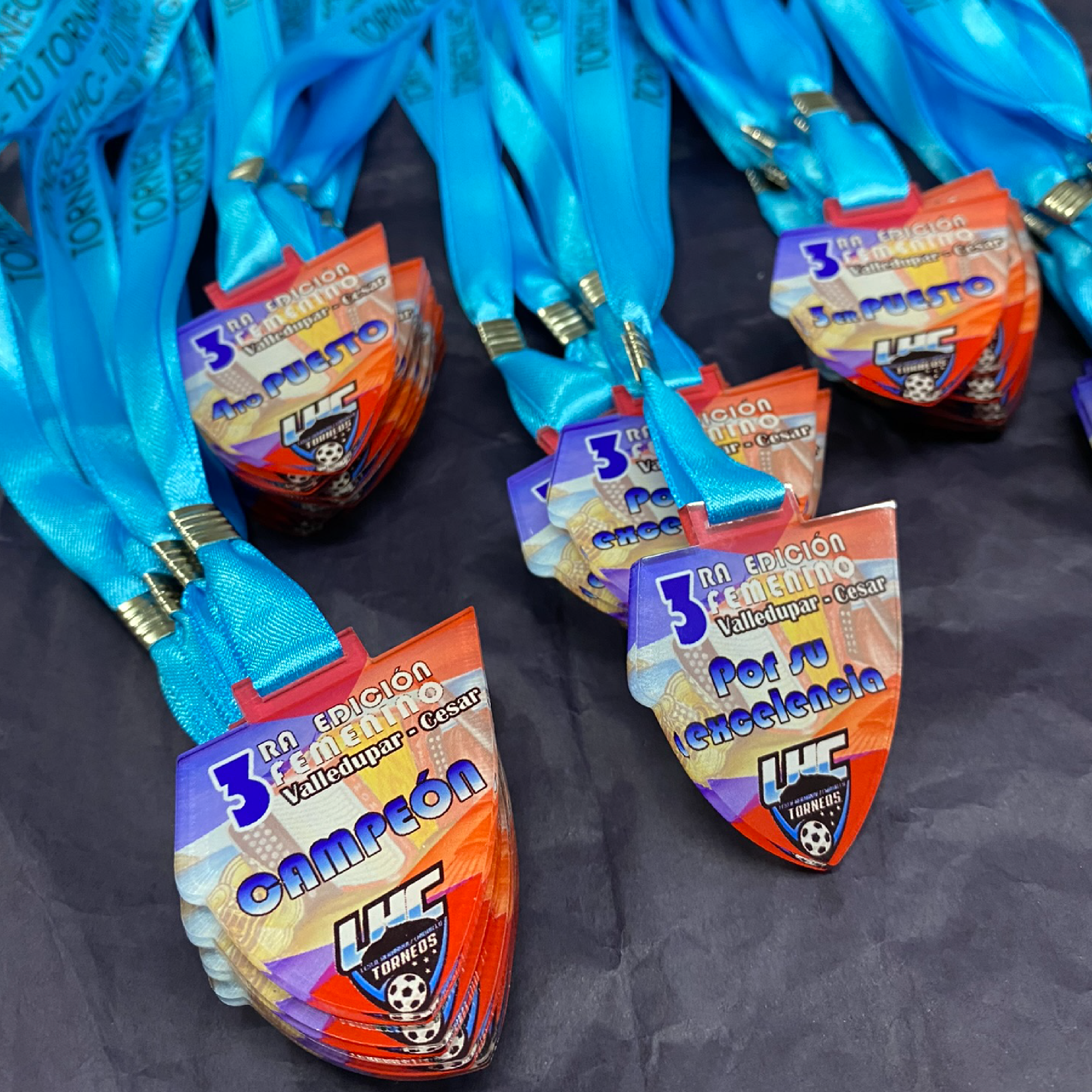 Medallas Color ó Translúcido 1 cara