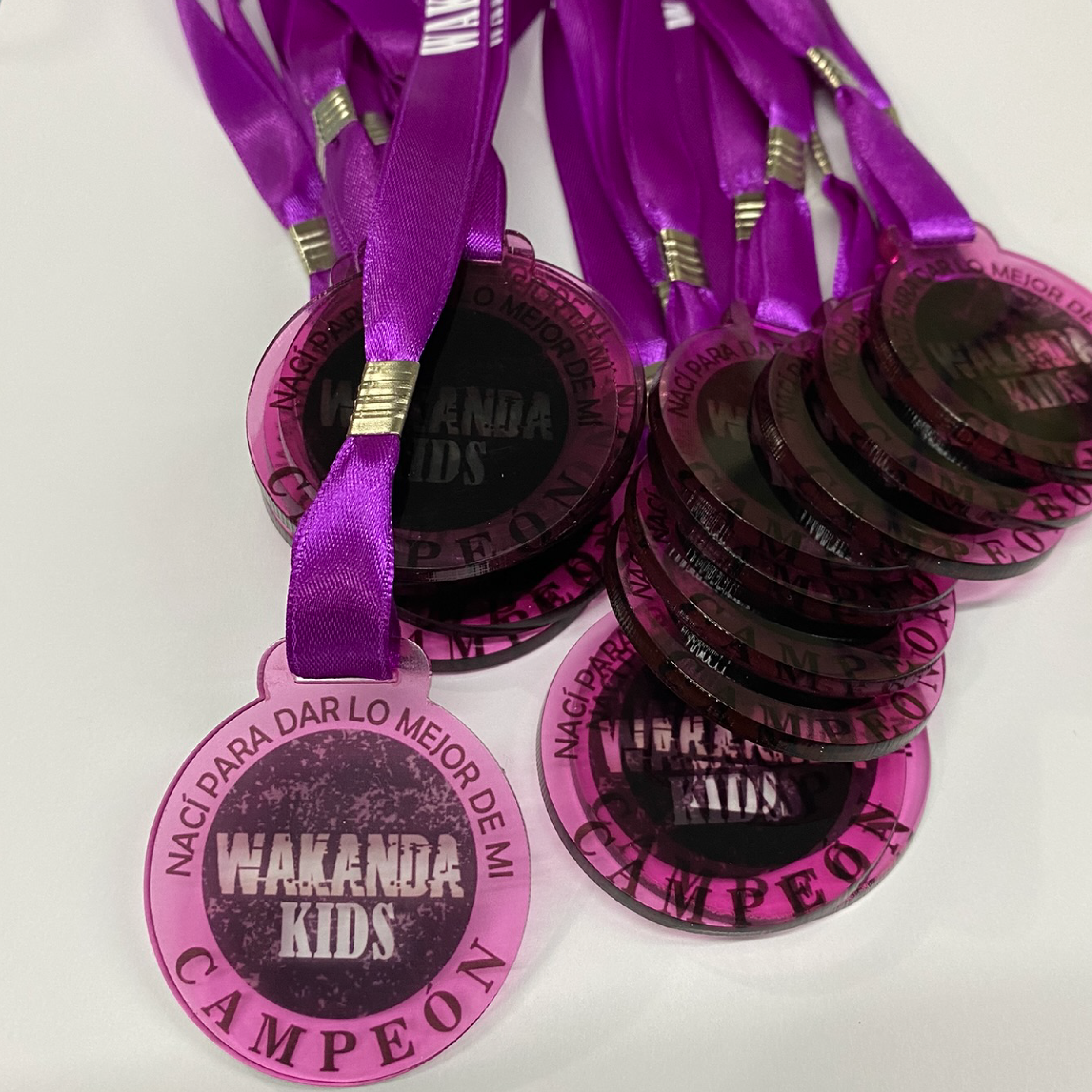 Medallas Color ó Translúcido 1 cara
