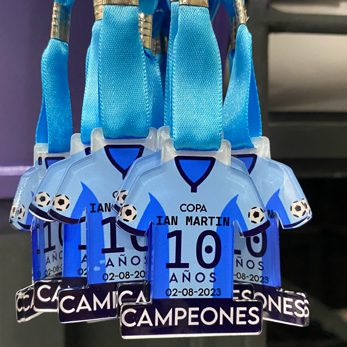 Medallas Color ó Translúcido 1 cara