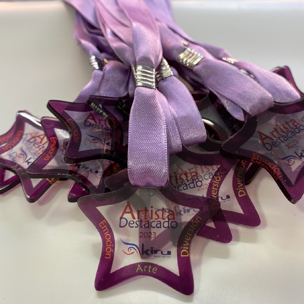 Medallas Color ó Translúcido 1 cara