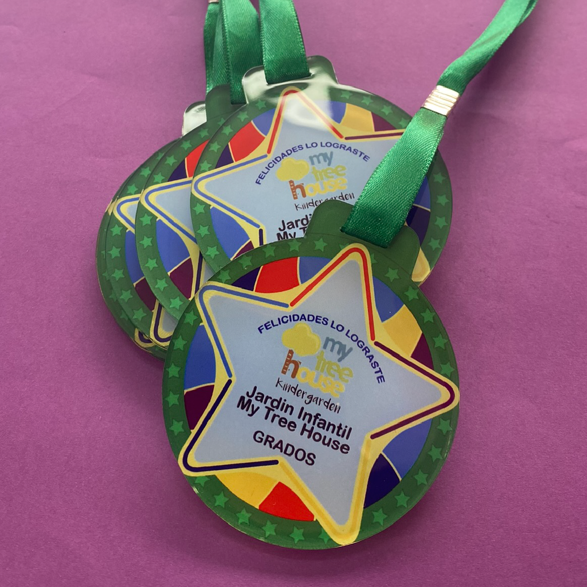 Medallas Color ó Translúcido 1 cara