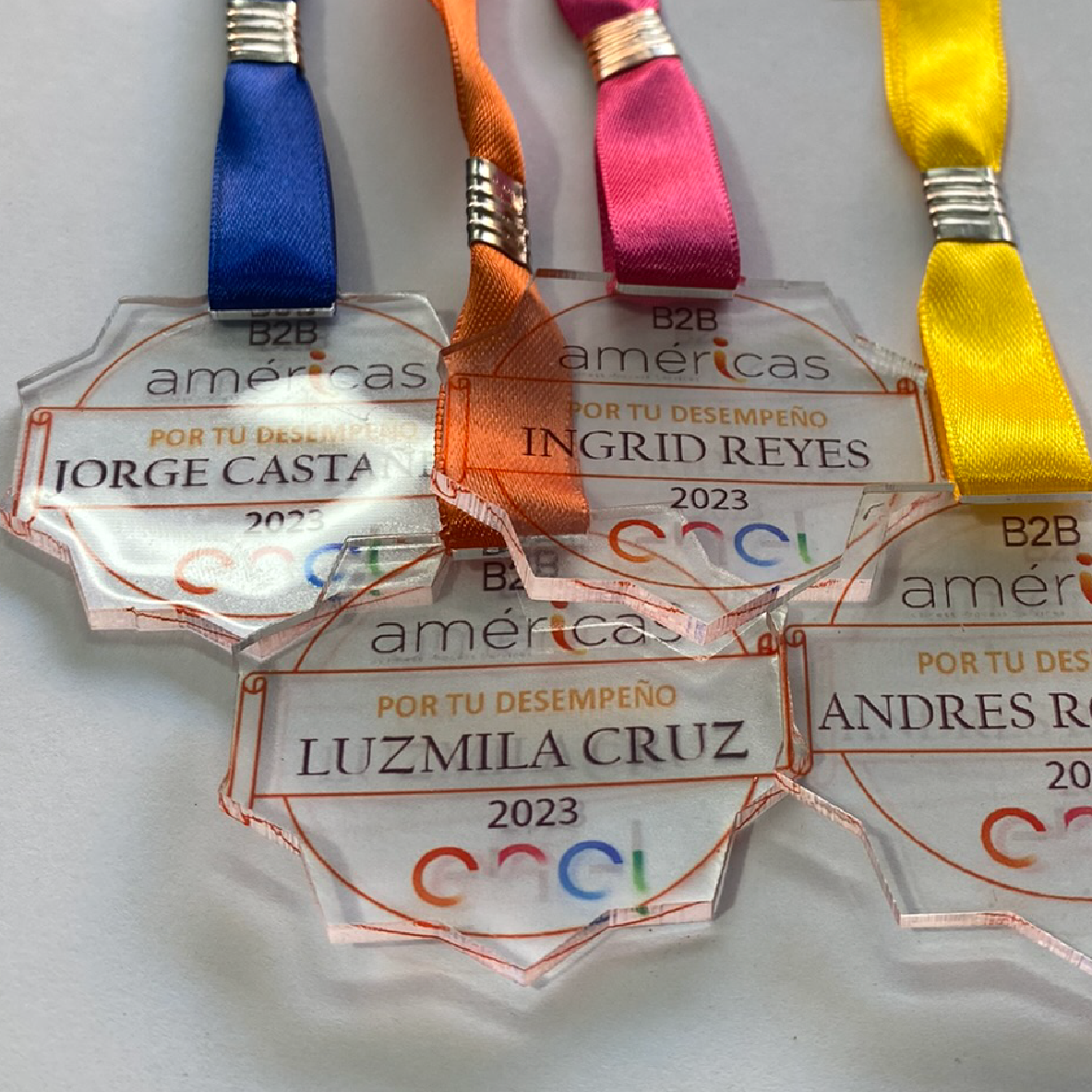 Medallas Color ó Translúcido 1 cara