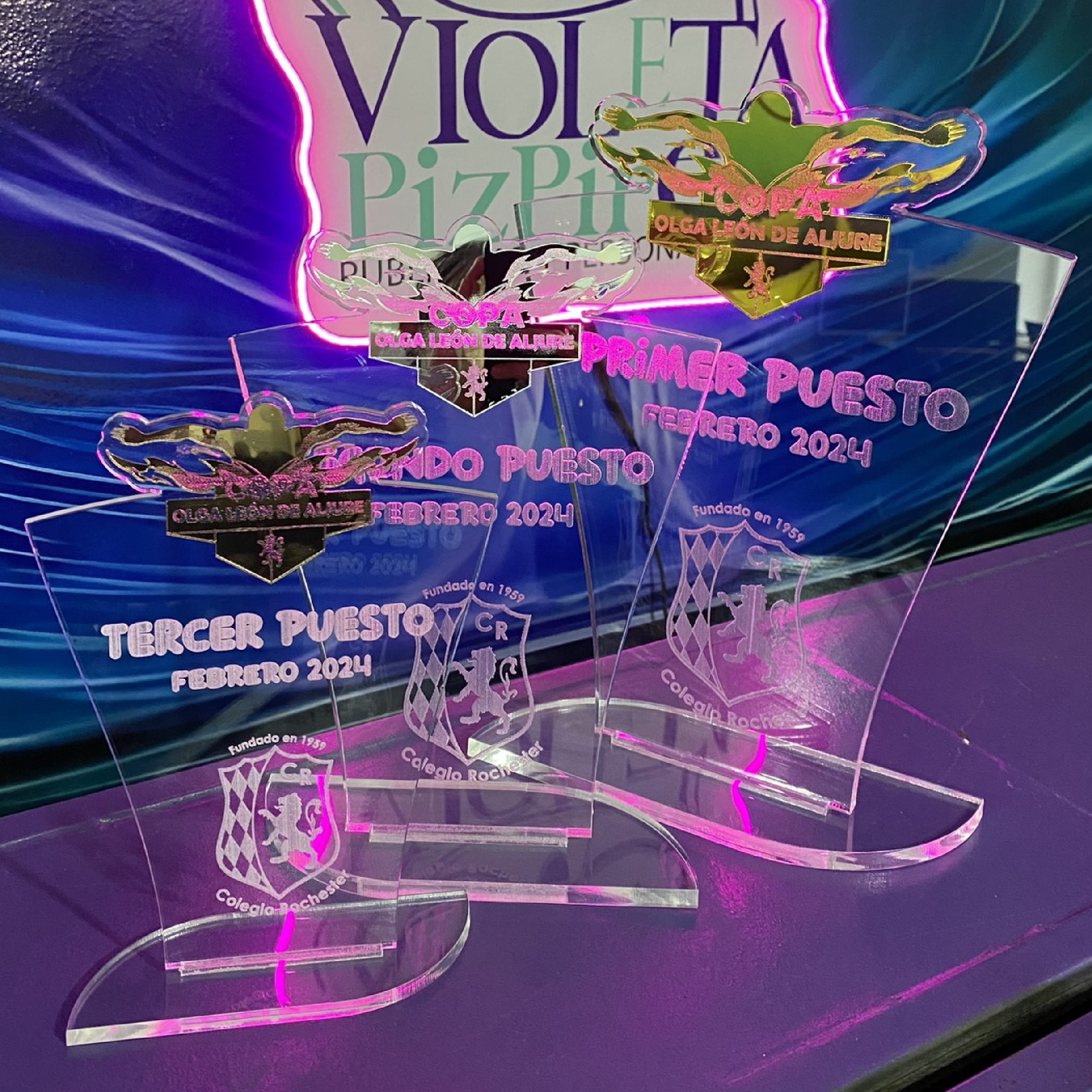 Trofeos Acrílico Grabado