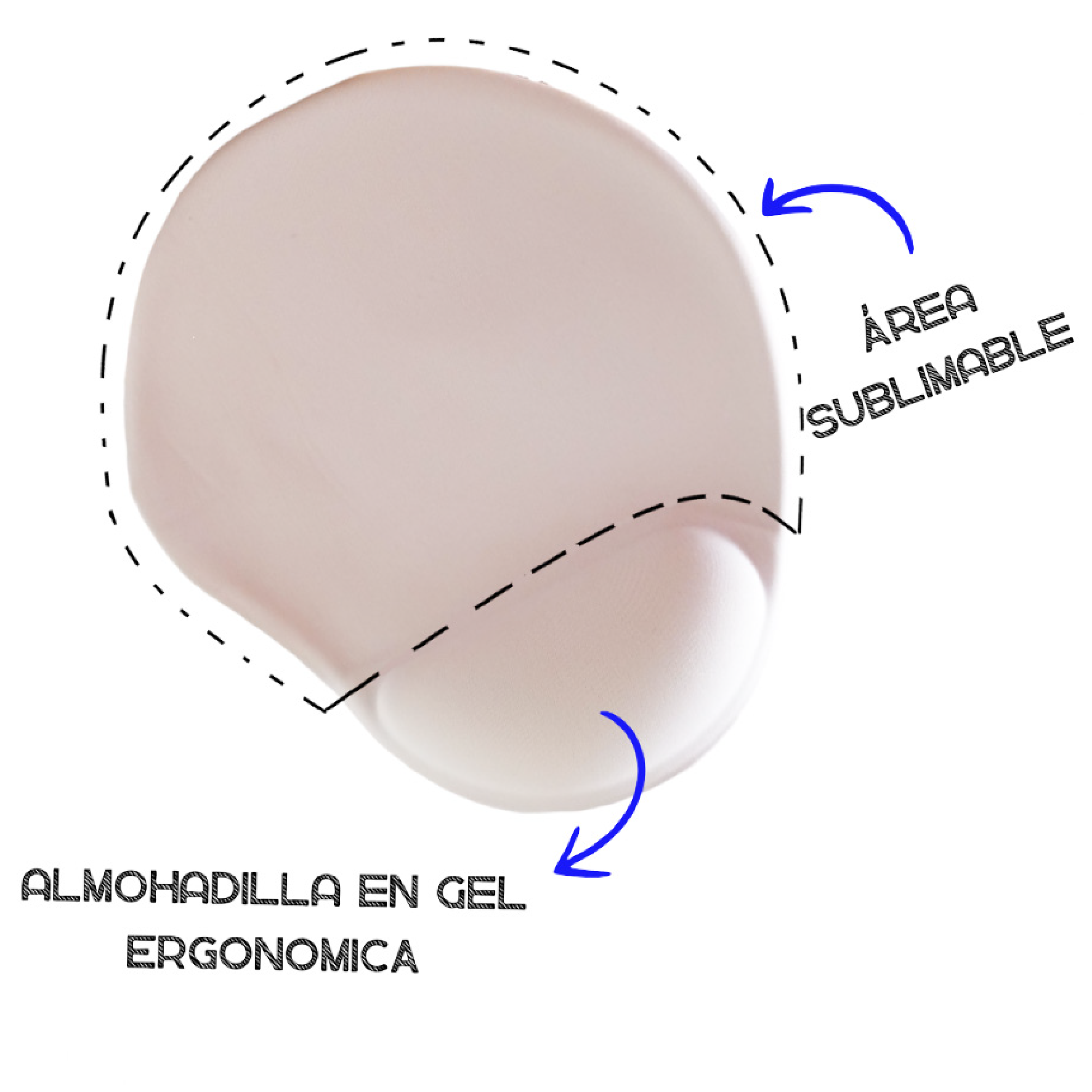 Mouse Pad Lujo Almohadilla