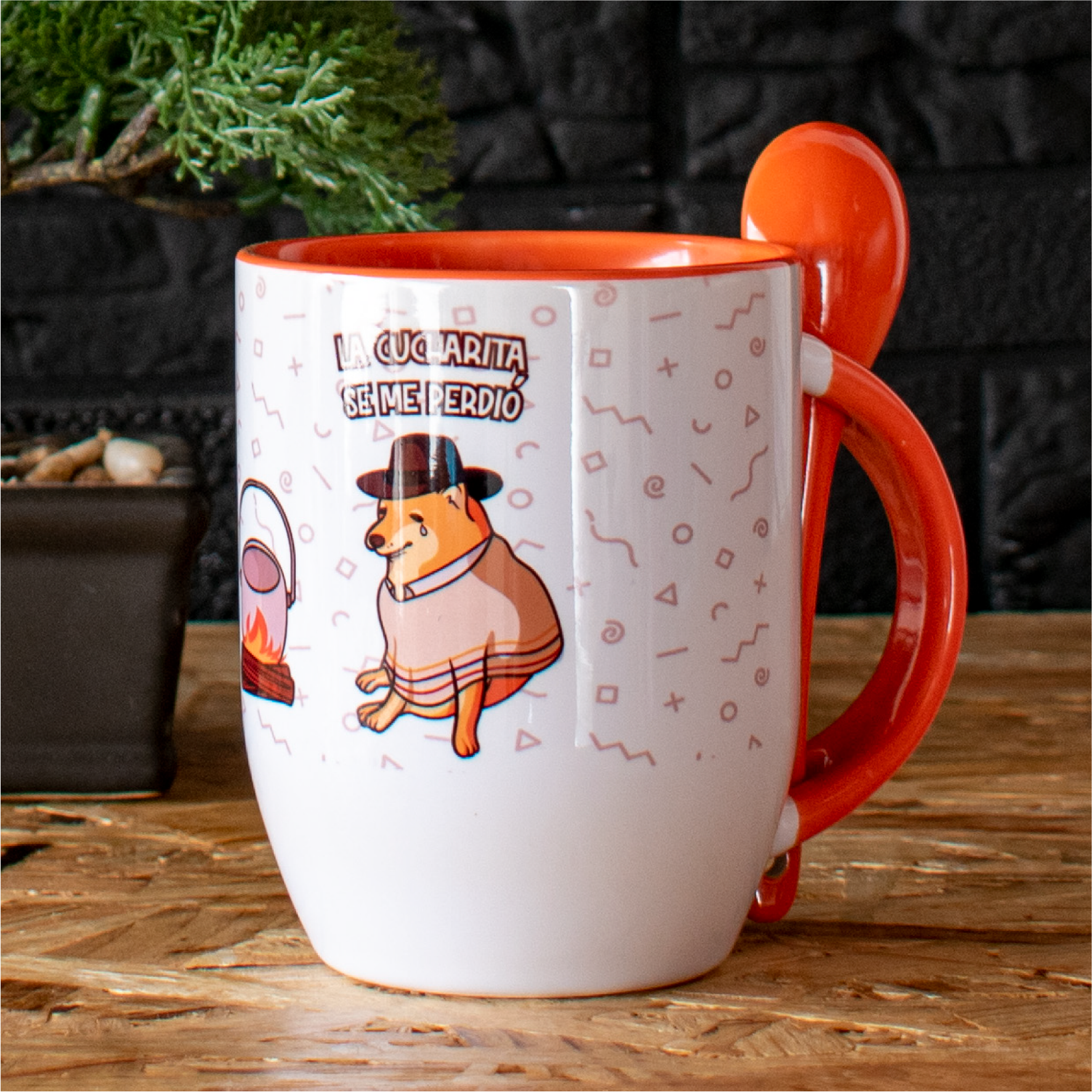 Mug con Cucharita