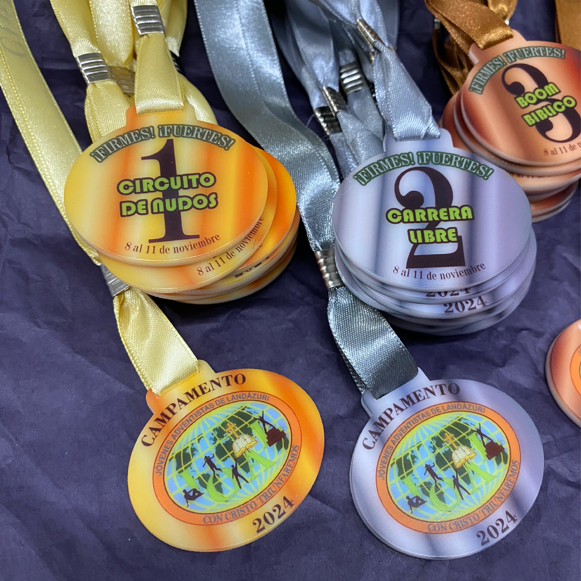 Medalla Color 2 Caras