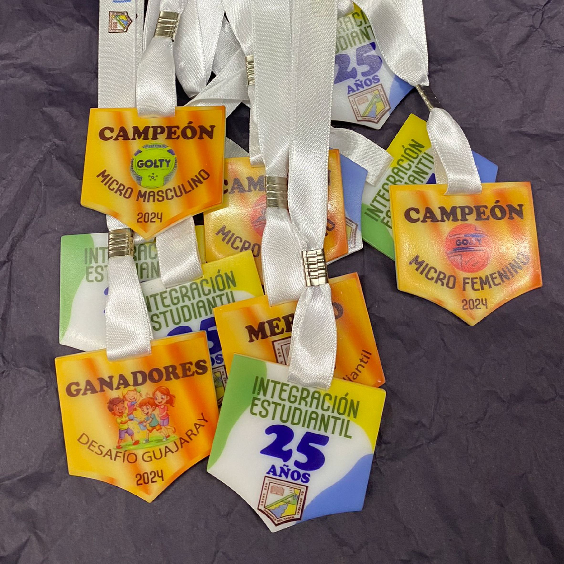 Medalla Color 2 Caras