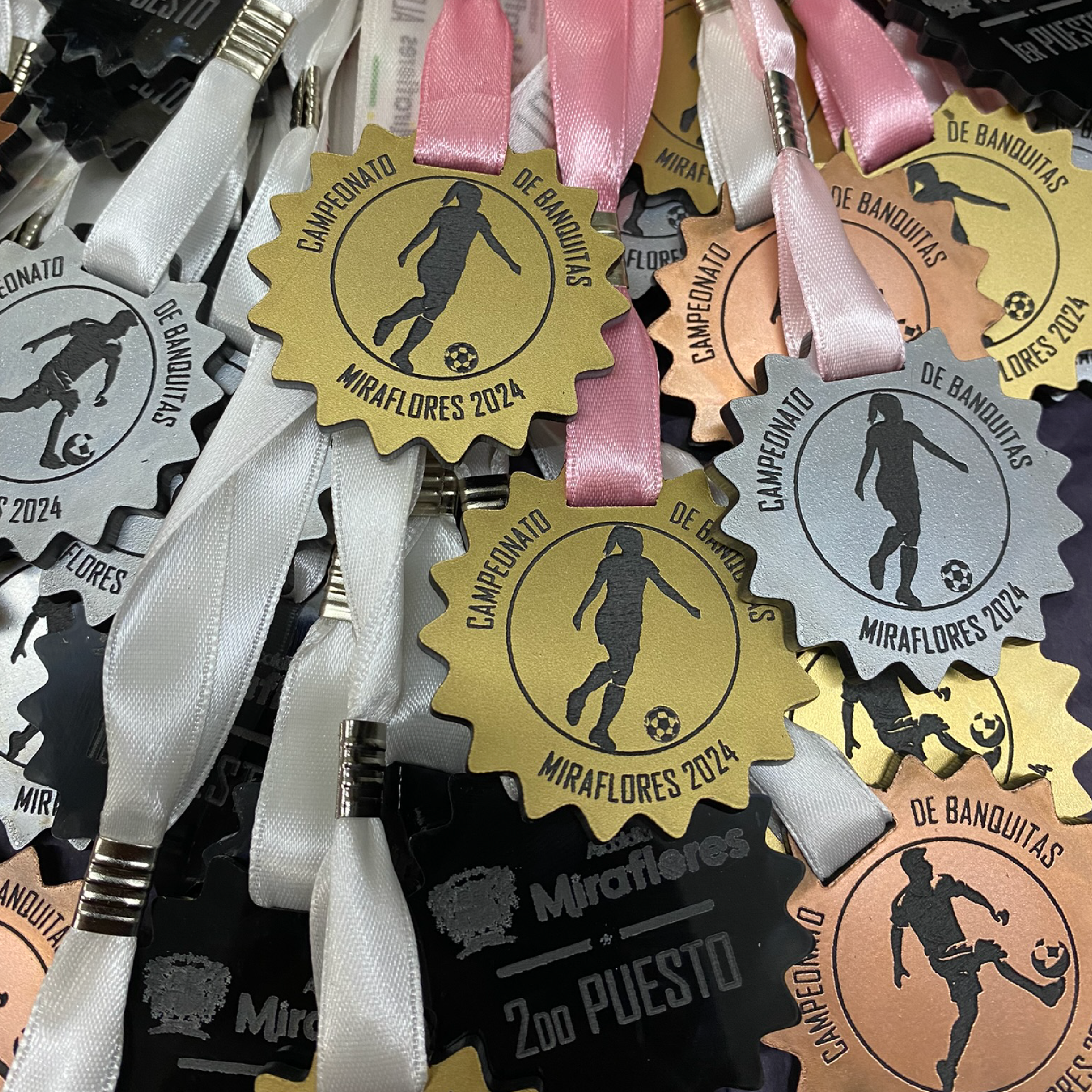 Medallas Oro Plata Bronce
