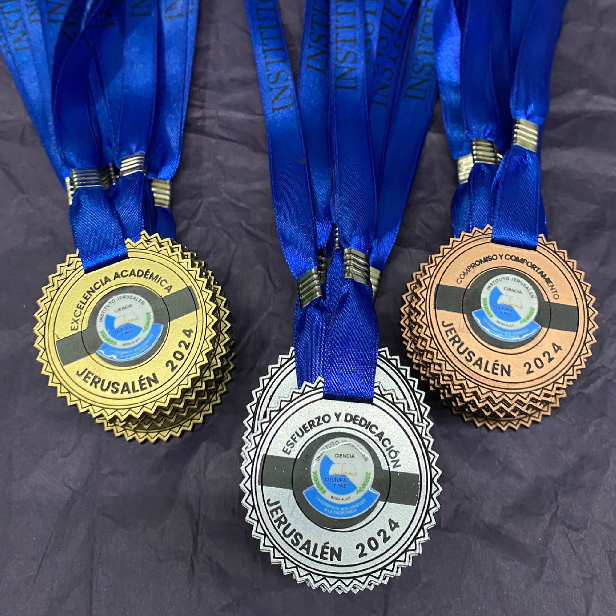 Medallas Oro Plata Bronce