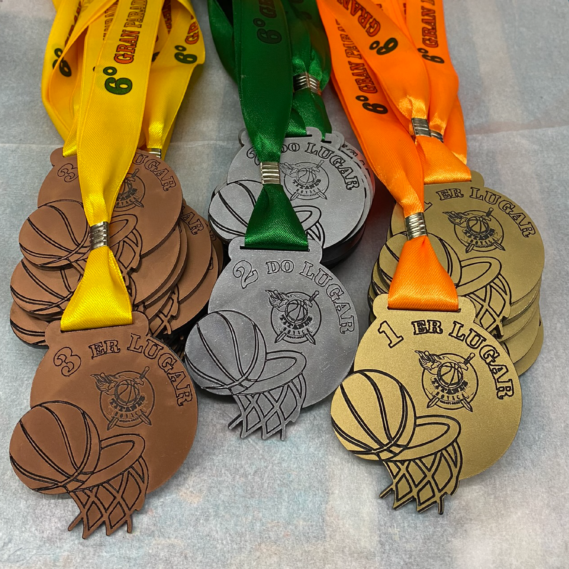 Medallas Oro Plata Bronce