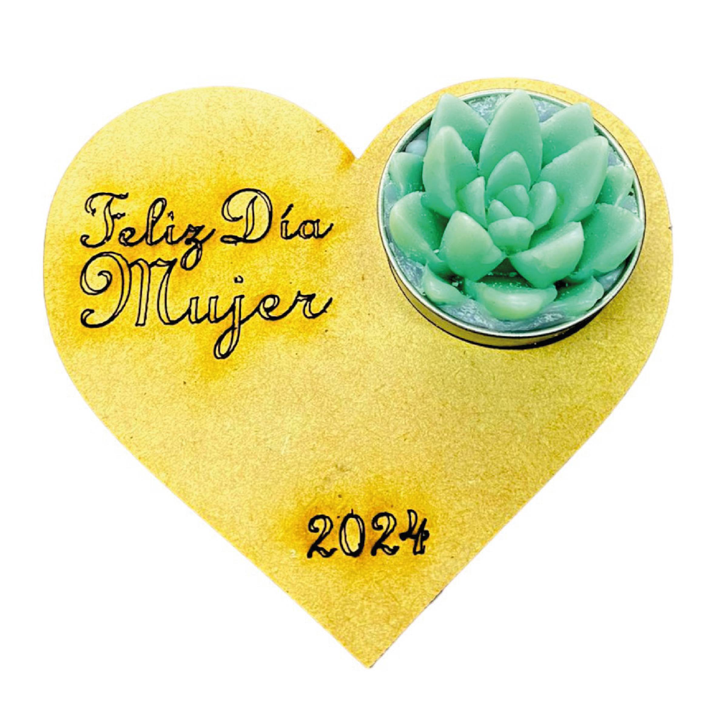 Corazon con Vela